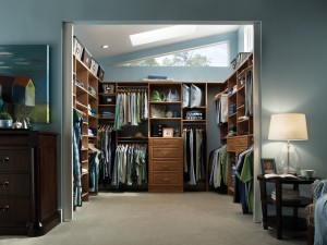 2024 custom closet with natural lighting