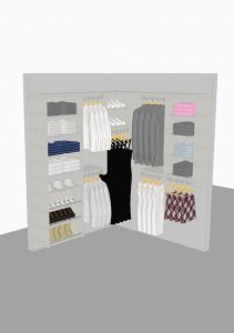 3D Designed Custom Closet