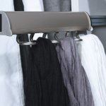 pull out scarf rack